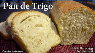 PAN CASERO PARA PRINCIPIANTES 🍞 | La Receta MÁS FÁCIL con 50% de Hidratación