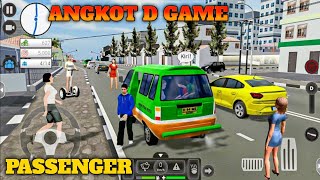 angkot d game  pessenger car driver Gameplay screenshot 2