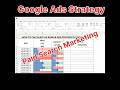 Google Adwords ad Rank || Google ads Bidding #excel #ytshorts #viralvideo