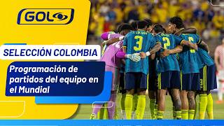 Colombian National Team Date And Time Of Their Matches In The 2026 World Cup