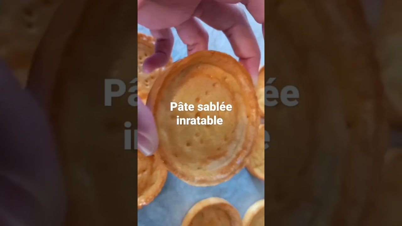 la pâte sablée facile 