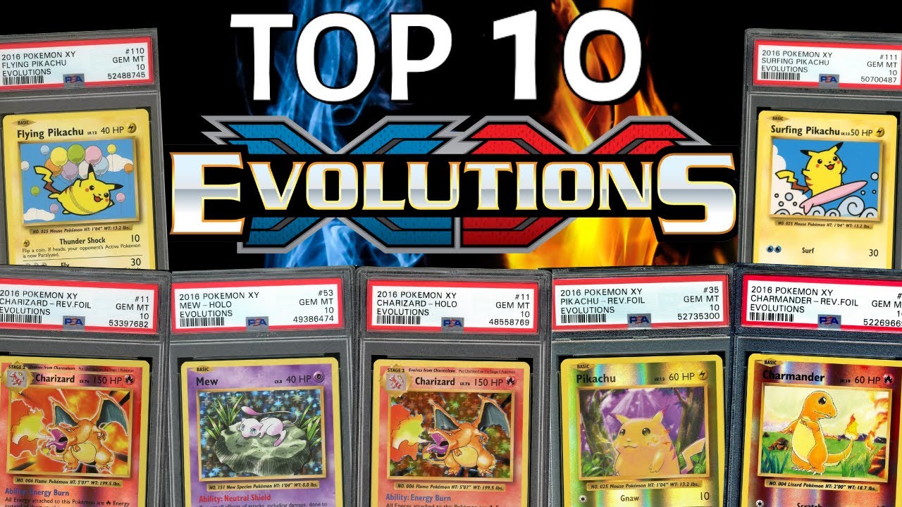 Top 10 Expensive Pokémon Evolutions Cards! YouTube