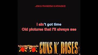 Guns N' Roses - Yesterdays [Karaoke]