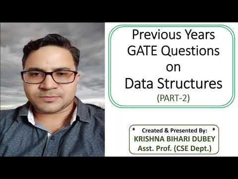 GATE Questions on Data Structure in Computer Science Part 2 - YouTube