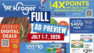 *FULL AD* Kroger FULL Ad Preview for 7/1-7/7 | MEGA SALE, Weekly Digitals, Baby Sale, & MORE screenshot 3