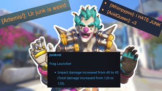 Junkrat is now playable - Overwatch 2 montage