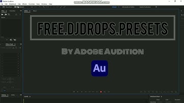 How To Customize The Free Dj Drop Template In Adobe Audition