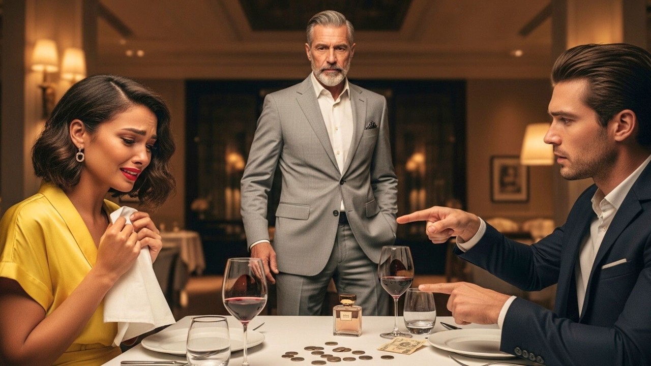 O MILIONÁRIO VÊ A FAXINEIRA DELE SER HUMILHADA EM UM ENCONTRO COM APENAS 5 REAIS… E TUDO ACABA