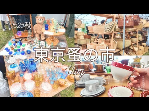 【東京蚤の市2025秋🍁】心ときめく宝探しVLOG｜一期一会のアンティークとの出会い＊
