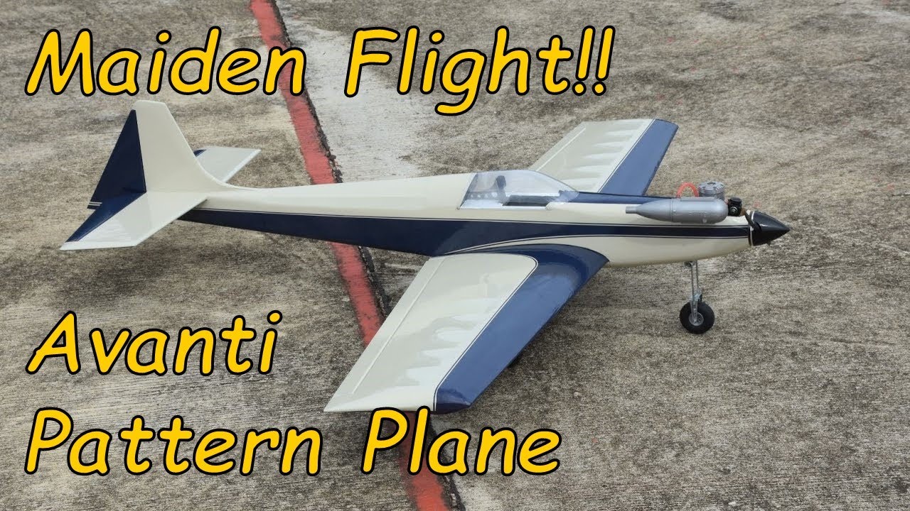 Avanti Pattern Plane Pt 16 - The finished Plane & Maiden Flight - 60 ...