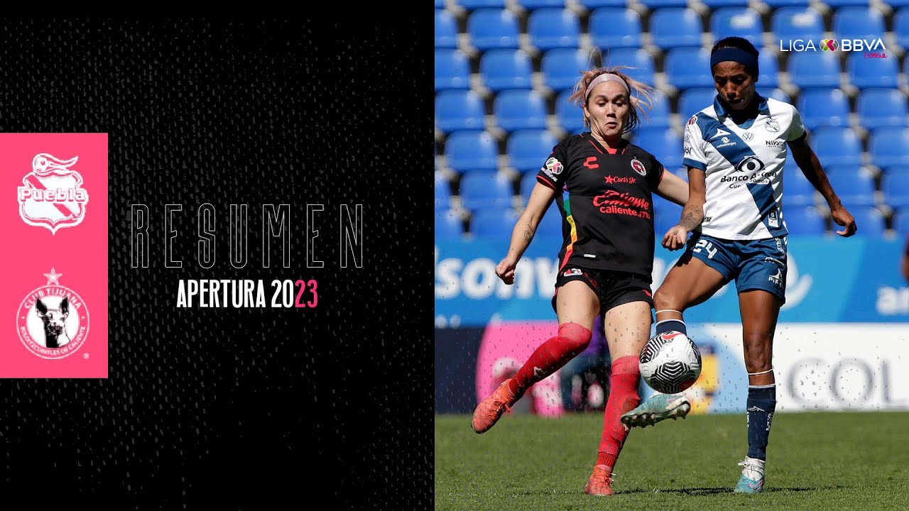 Resumen Puebla vs Tijuana - Jornada 17 | Liga BBVA MX Femenil - YouTube