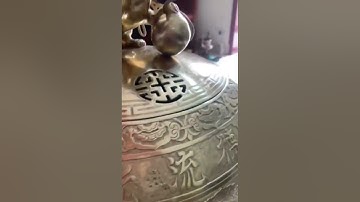 Đỉnh đồng thất lân vờn cầu 90cm cát tút