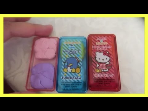 Unboxing 144 Scented Erasers 