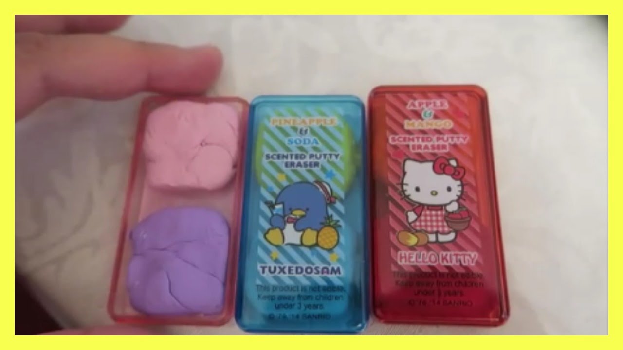 SCENTED PUTTY ERASERS! vlog 540 YouTube
