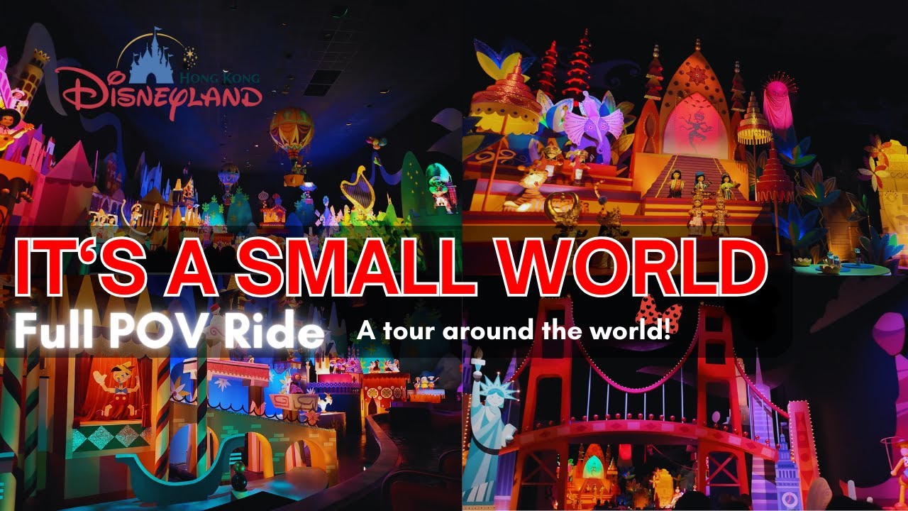 Hong Kong Disneyland Best Rides - It's a Small World (Full POV)