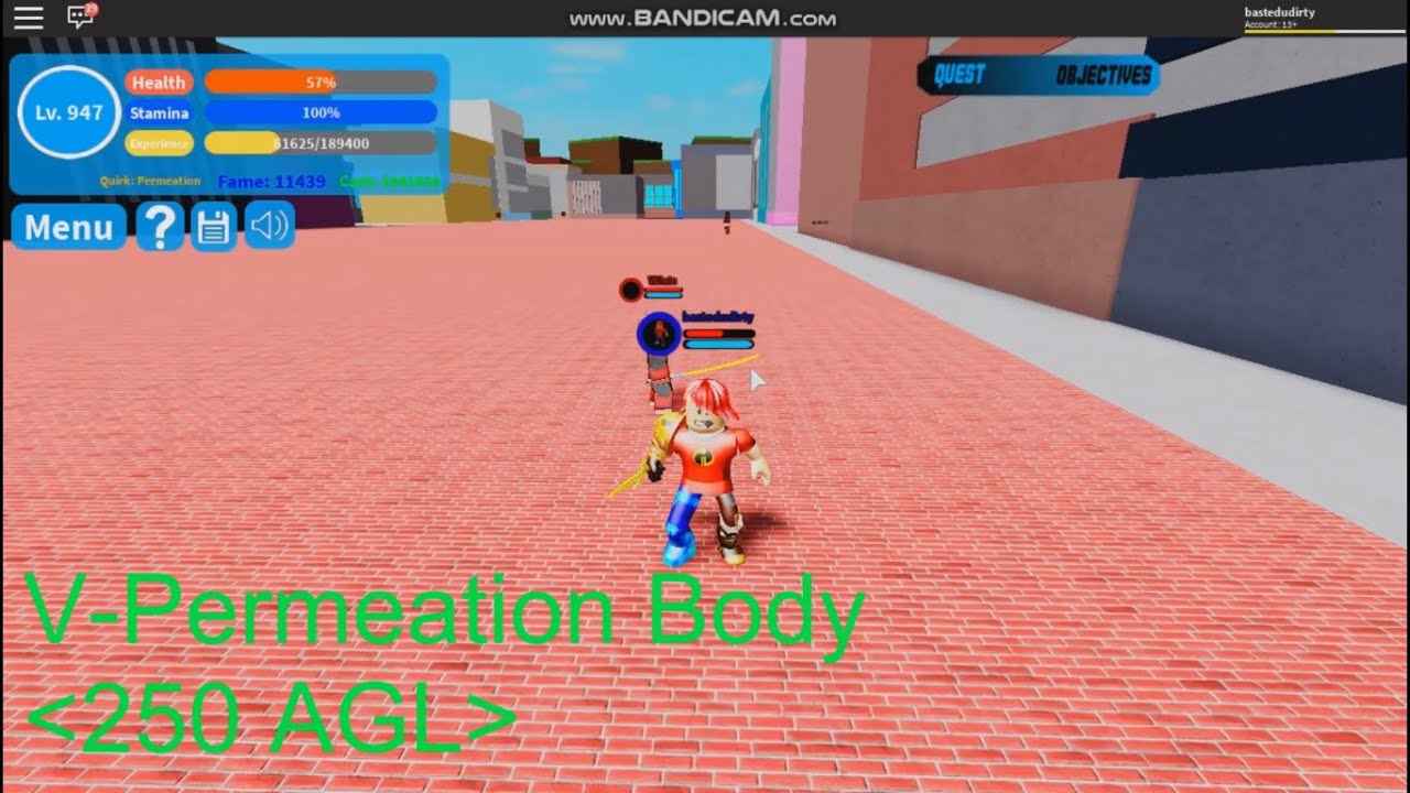 Permeation Quirk Showcase Boku No Roblox Remastered Roblox