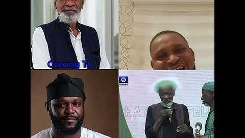 Prof Wole Soyinke blasts SEYI Tinubu for having a whole entourage of security personnel with him 