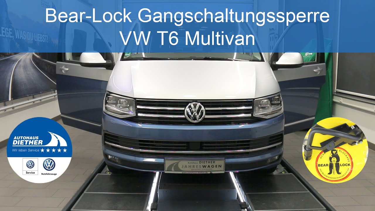 Vw T6 Multivan Bear Lock Gangschaltungssperre Nachrusten Youtube