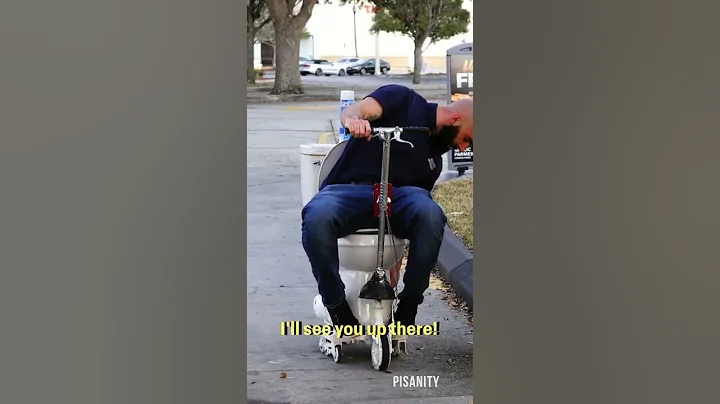 Motorized Toilet at the Drive Thru Prank! 🚽💨 Fart 3! 💩 #shorts