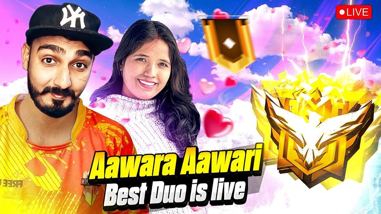 GAMEPLAY WITH AAWARA GAMER FREE FIRE LIVE #freefirelive #freefire