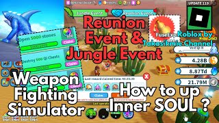 Reunion Event & Jungle Event & CODES Active Update Weapon Fighting Simulator Roblox #robloxcodes
