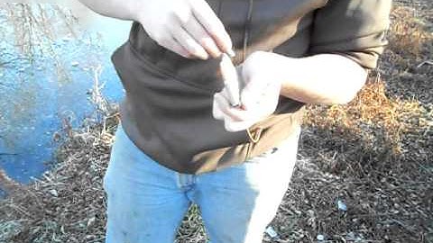 How to load a stripper clip  for a SKS.AVI