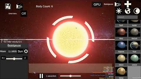 Unity - N-Body Simulator