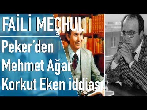 Sedat Peker, Uğur Mumcu ve Kutlu Adalı cinayetlerinde Mehmet Ağar ve Korkut Eken'i işaret etti