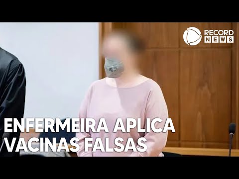 Enfermeira é condenada por aplicar vacinas falsas