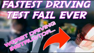 FAIL B4 EVEN STARTED Driving Mock Test