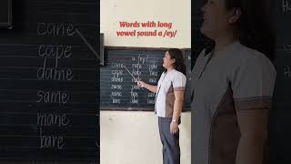 Words with long vowel sound a /ey/ #education