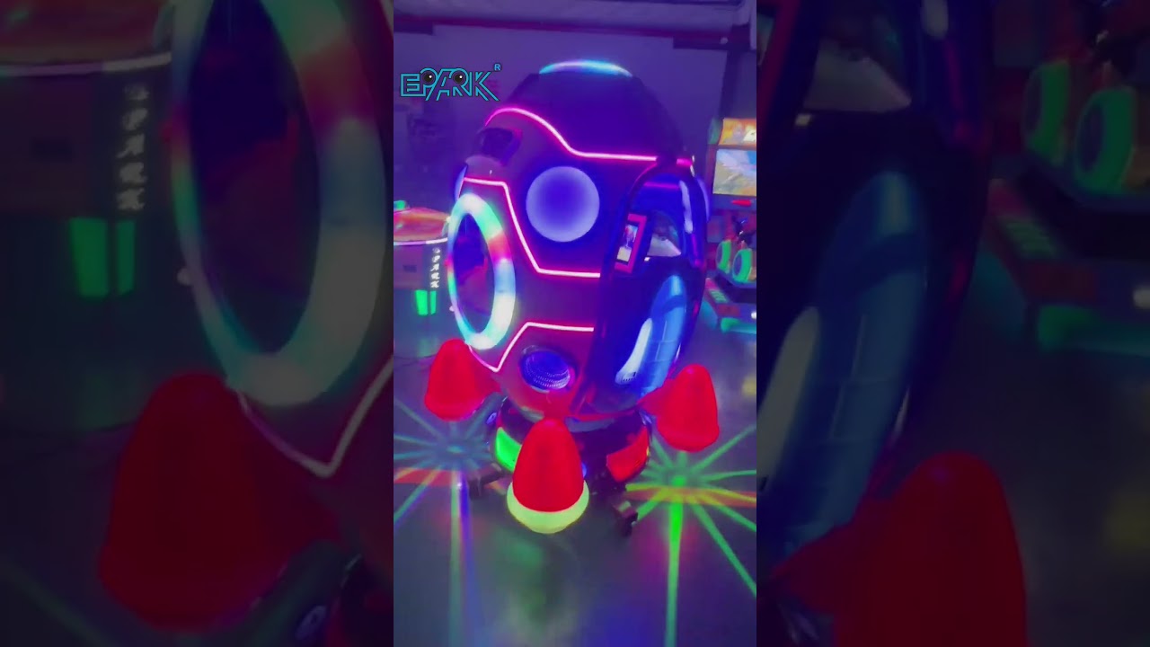 EPARK Mp5 Rocket Arcade Kids Game Machine Plastic Kiddie Ride 