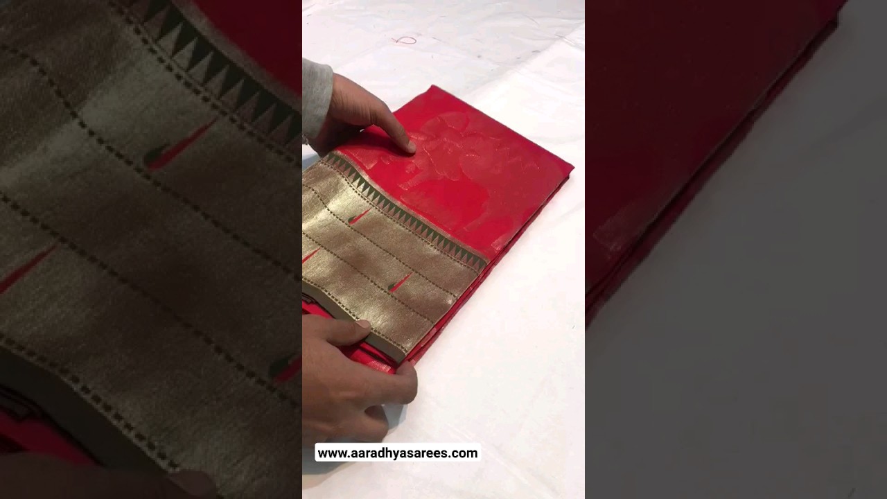 Maharashtrian 3D Pichwai Soft Silk Paithani Saree