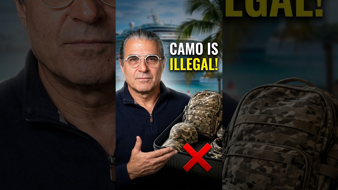 Don't Wear Camo Here! 🚫 #traveltips #cruise #travelhacks