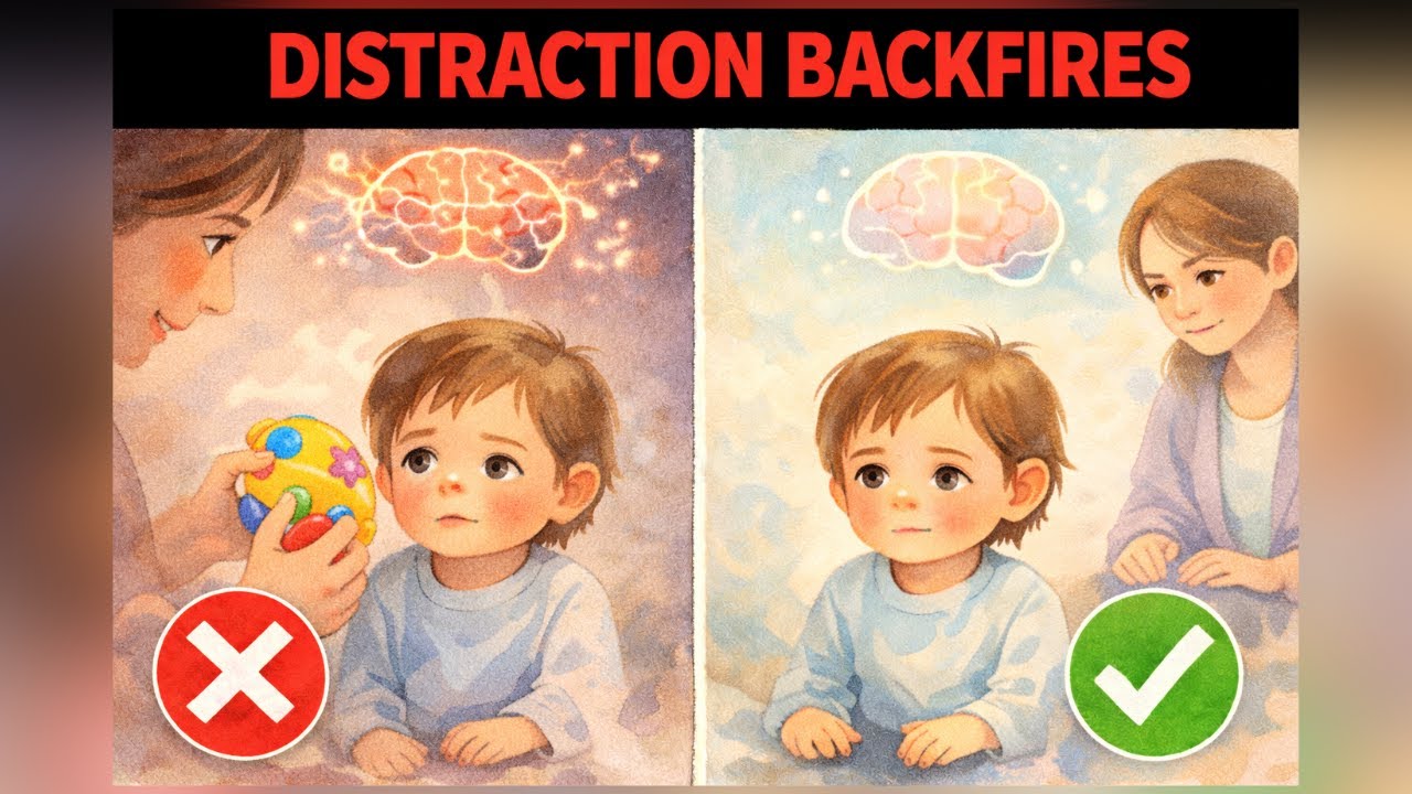 Why just "Just Distract Them" Backfires on a Toddler's Emotional Brain