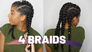 6 tresses collées