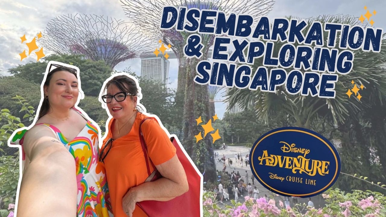 Our Final Day on the Disney Adventure 🚢✨ | Singapore Fireworks & Travelling Home ✈️