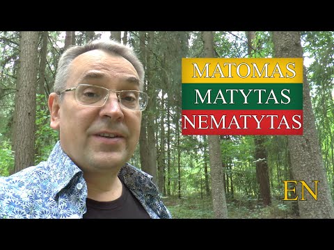 LITHUANIAN LESSON 169 - SEEN/UNSEEN/UNKNOWN - MATYTAS/NEMATYTAS