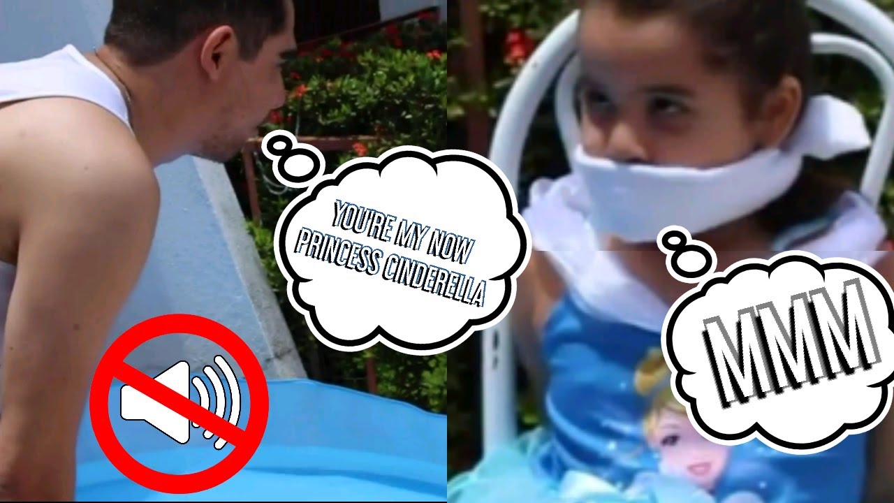 Evil grownup kidnapped princess CINDERELLA ((no sound and no part 2)UNFORTUNATE)