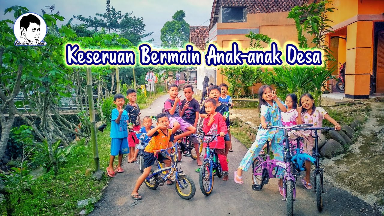 Keseruan Bermain Anak-anak Desa 