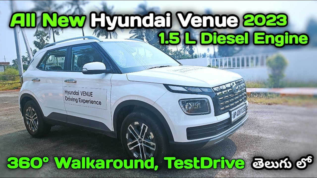 Hyundai Venue 2023 sx Diesel Complete Review In Telugu | #venue - YouTube
