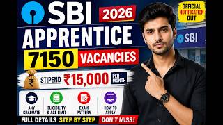 SBI Apprentice 2026 Full Details 😳 Salary, Qualification, Exam Pattern & Apply Online