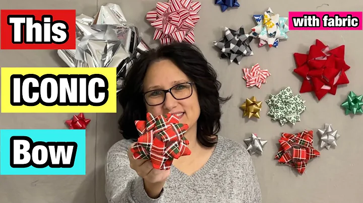 🎁 Make A Star Bow With Fabric