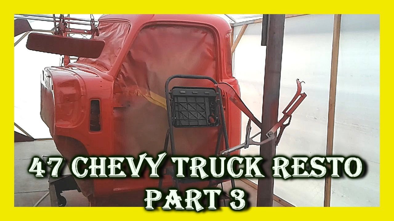 Восстановление грузовика Chevrolet 1947 года — Часть 3 — У НАС ПОТРЕСКАЛАСЬ КРАСКА!