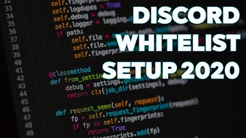 [Tutorial] Installing Discord Whitelist - Outdated