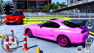 New Supra Pink Eddition Parking Ramps 3D - Car Parking 3D - Car Game - Android GamePlay  screenshot 5