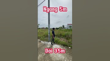 Đất thổ cư Cần Đước giá rẻ| Gần quốc lộ 50| Diện tích 174m2| Đường xe hơi 7 chỗ #datnengiare