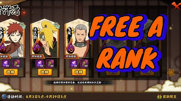 Naruto mobile game - how to get free ninja A rank character