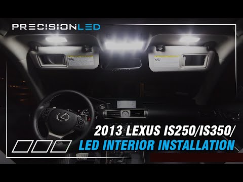 Lexus IS250/IS350/F-Sport LED Interior - How To Install 3rd Gen 2013 - Present