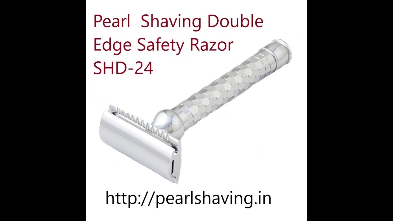 Shd Razor Pearl Shaving Double Edge Safety Razor SHD 24 - YouTube